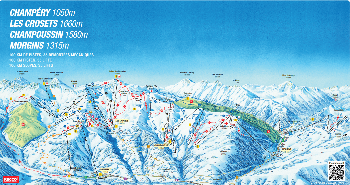 BBB Champery Piste Map