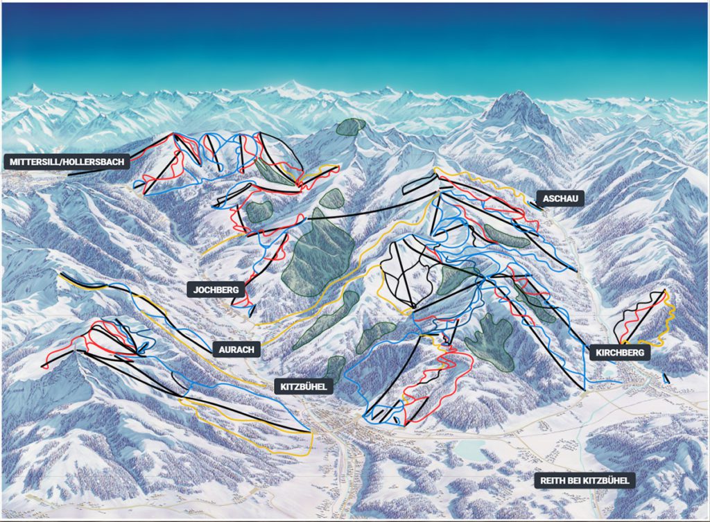 Kitzbuhel Ski Map