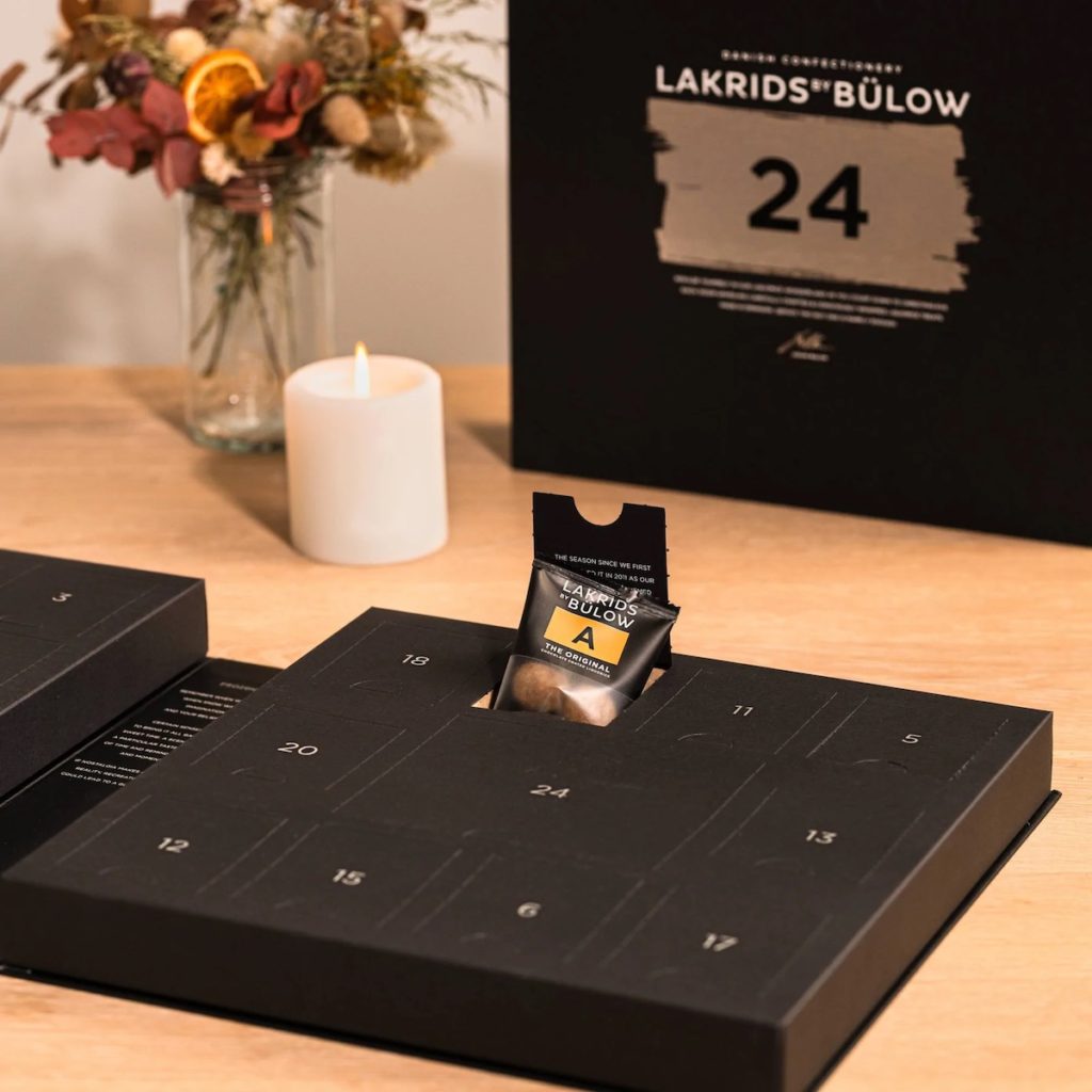 Lakrids by Bulow Advent calendar 2022 Christmas chocolate and liquorice