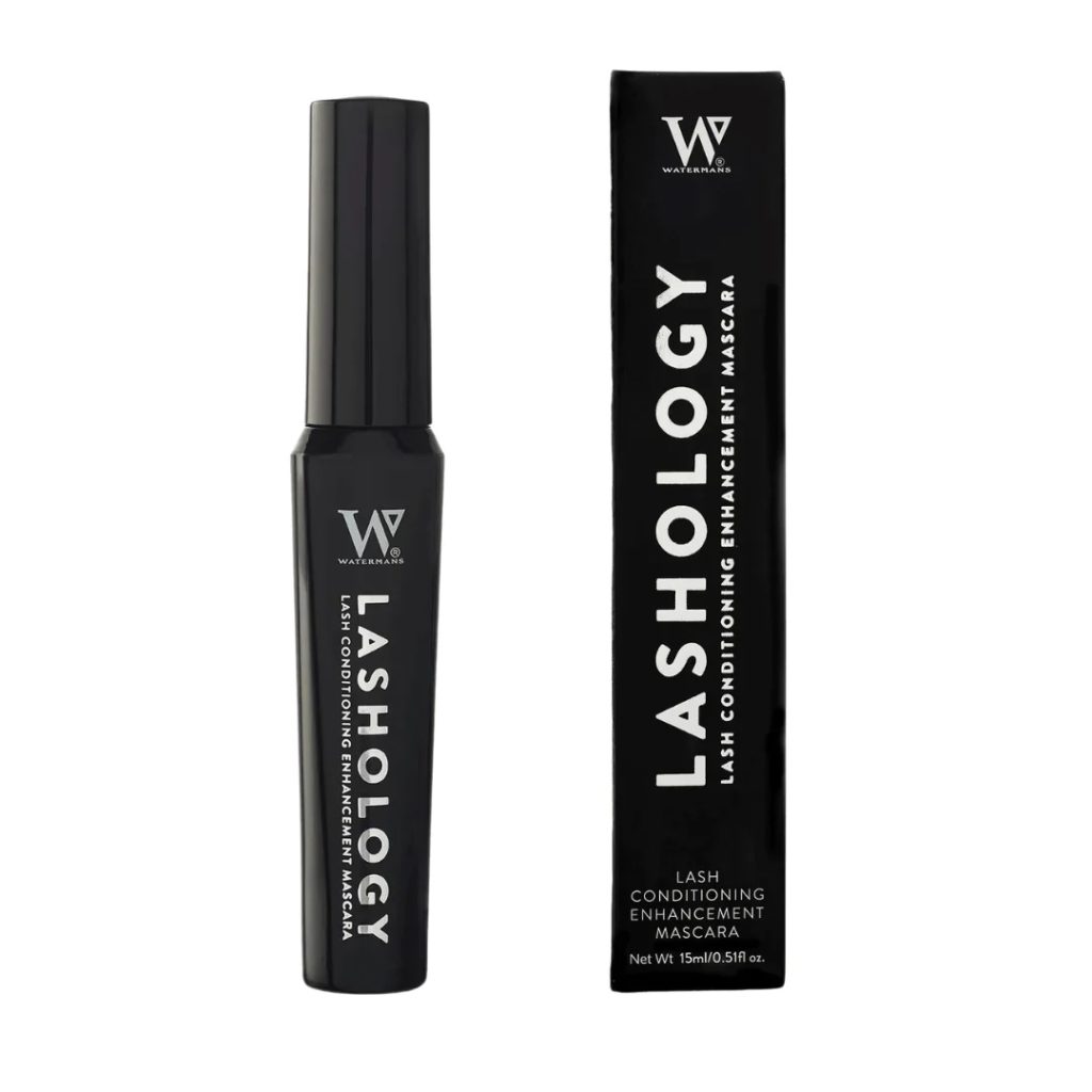 lashology r 15ml advanced eyelash enhancing serum infused black mascara