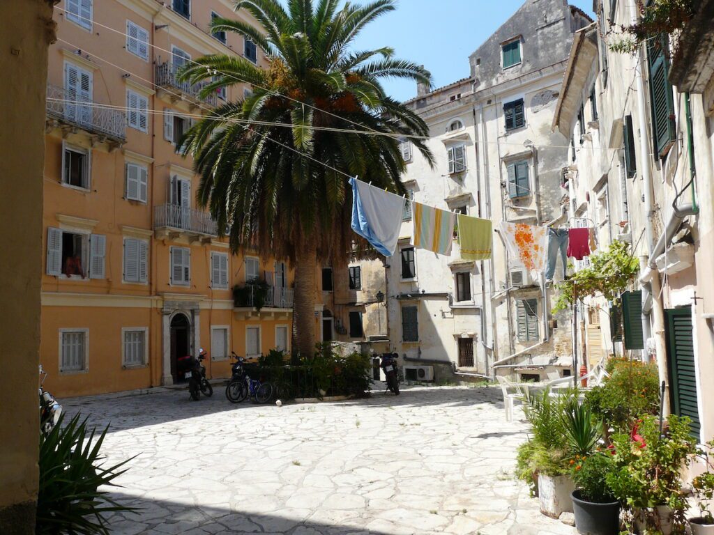 Corfu town