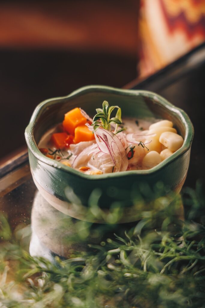 Classic sea bass ceviche