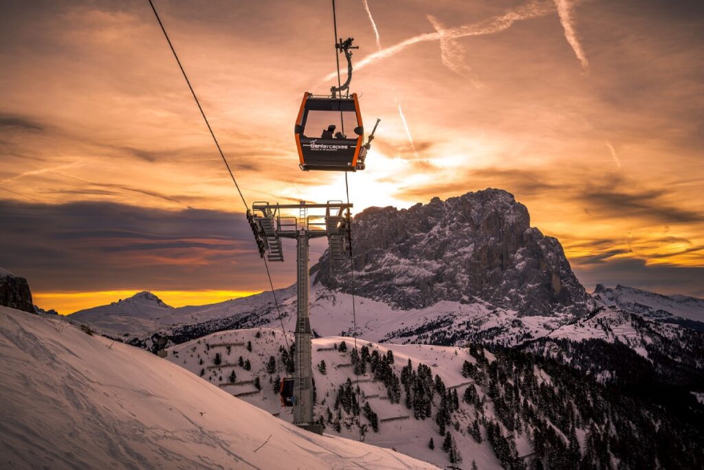 Sunset on Dantercepies©DOLOMITESValGardena