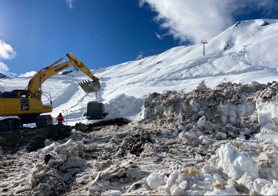 Conserving snow Verbier