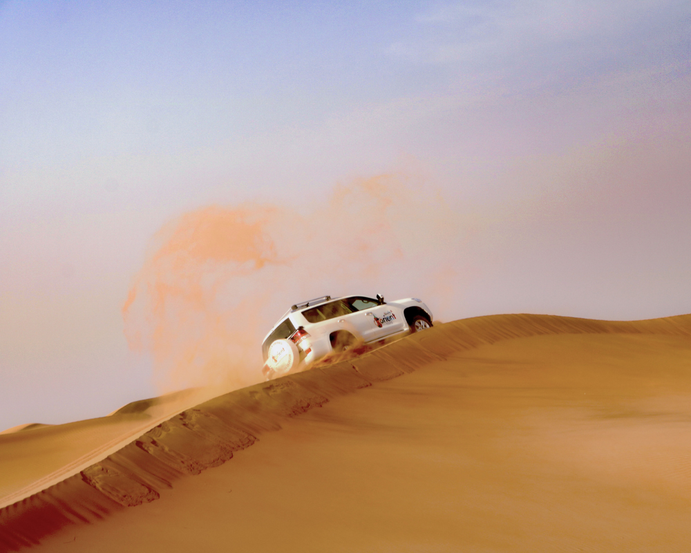 Dune bashing