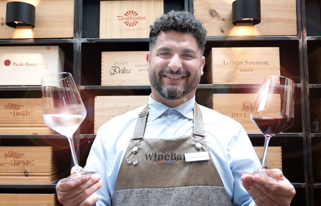 Tony Landi of La Corte wine bar Lugano