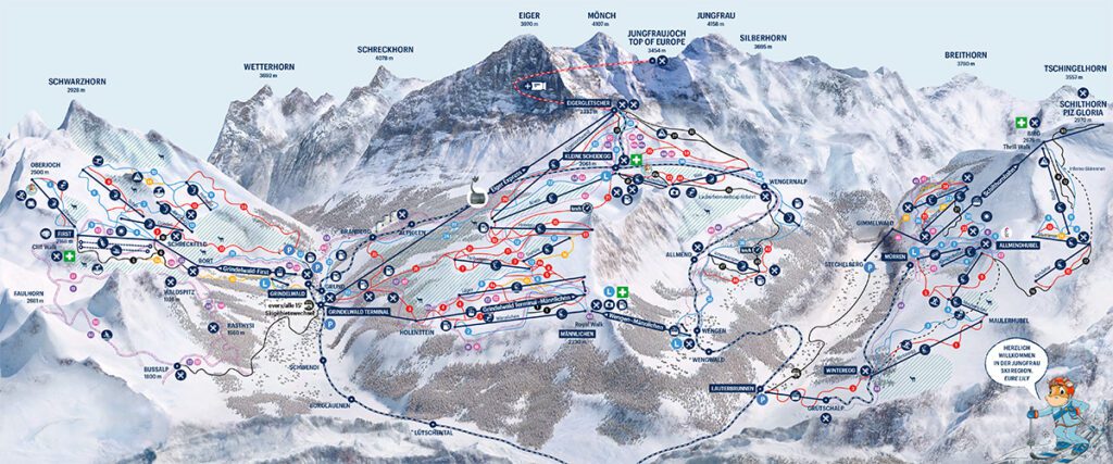 Grindelwald Piste Map