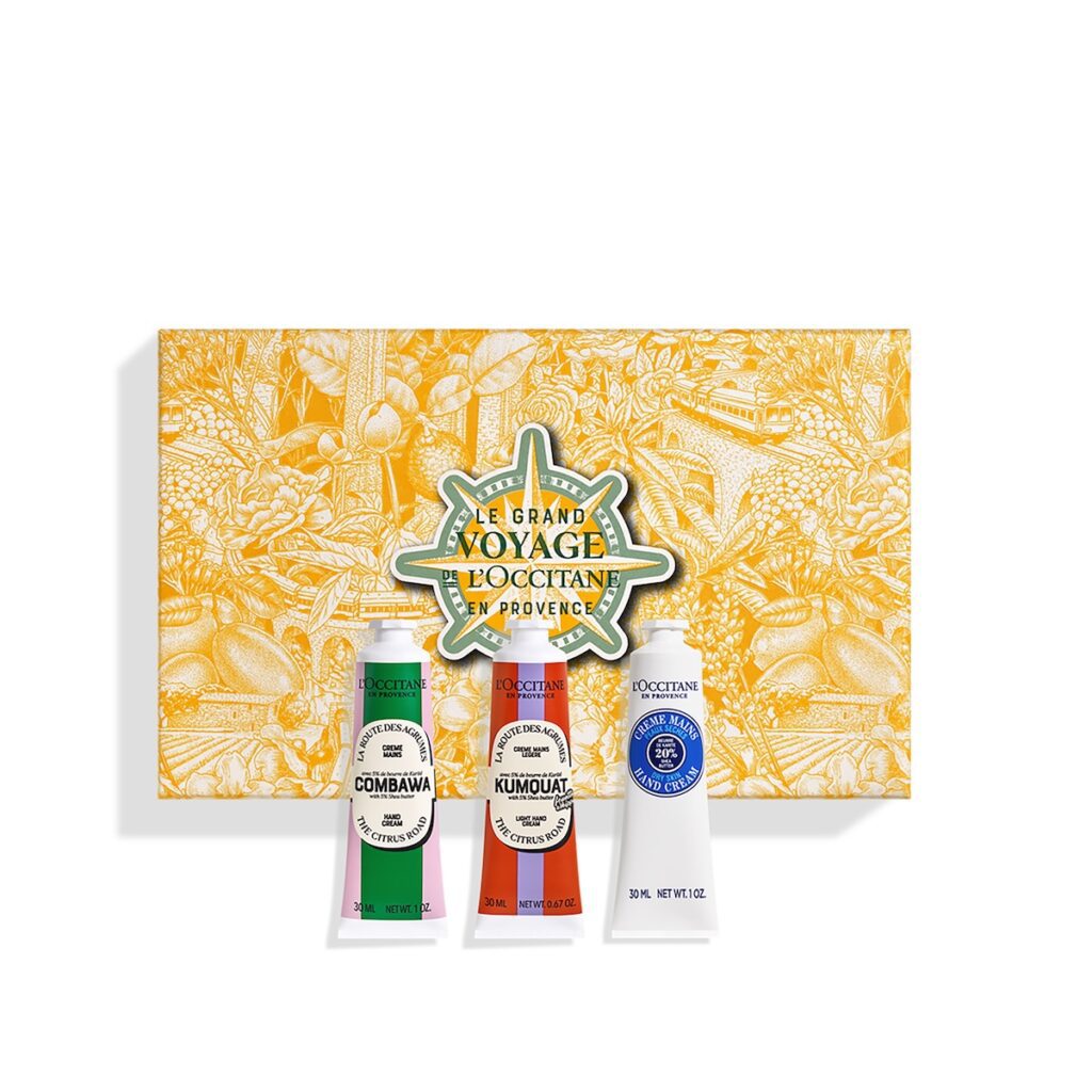 LOCCITANE Festive Limited Edition Hand Cream Trio