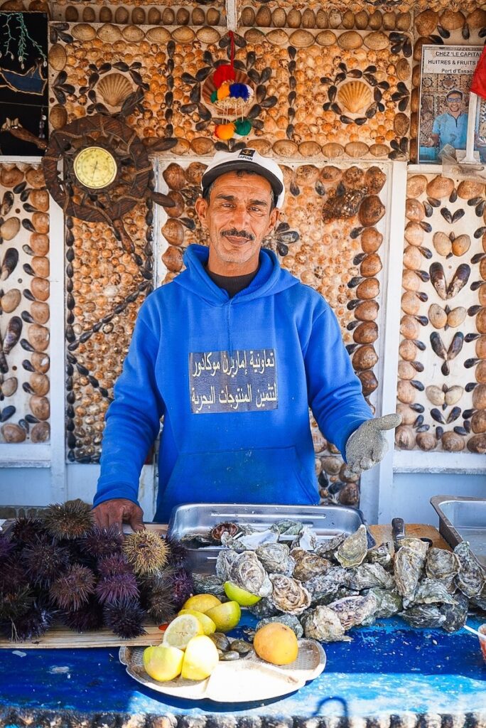 FRESH SEAFOOD AT ESSAOUIRA HARBOUR